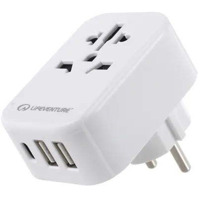 Lifeventure адаптер European Travel Adaptor USB - 4 - Robinzon.ua