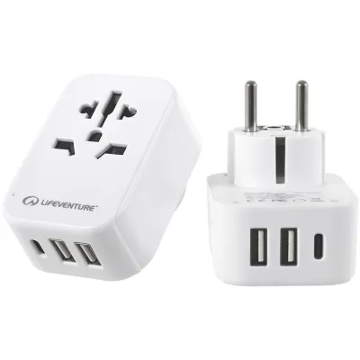 Lifeventure адаптер European Travel Adaptor USB - 5 - Robinzon.ua