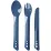 Lifeventure набор Ellipse Camping Tableware Set navy - 4 - Robinzon.ua