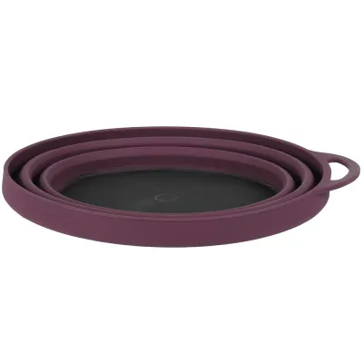 Lifeventure тарелка Silicone Ellipse Bowl purple - 1 - Robinzon.ua