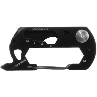 Munkees 2534 брелок-мультиинструмент 13-function Card Tool black - 1 - Robinzon.ua