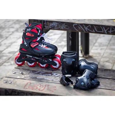 Rollerblade ролики Fury Combo black-red 29-33 - 1 - Robinzon.ua