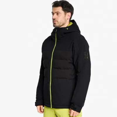 Ziener куртка лижна Tarlo 2026 чорна-електричний зелений 48. - 3 - Robinzon.ua