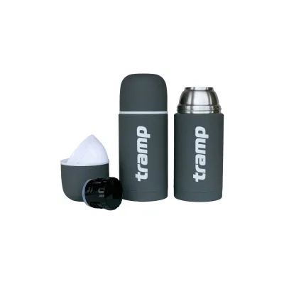 Термос Tramp Soft Touch 0,75 л серый - 2 - Robinzon.ua