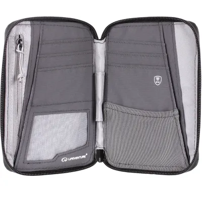 Lifeventure кошелек Recycled RFID Mini Travel Wallet navy - 2 - Robinzon.ua