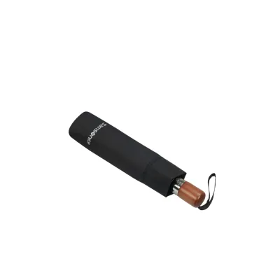 Зонт автомат WOOD CLASSIC S BLACK - 1 - Robinzon.ua