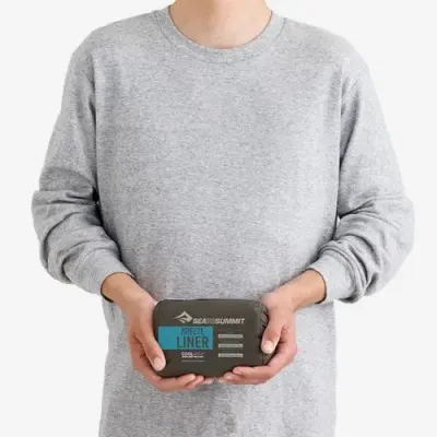 Вкладиш в спальник Sea to Summit Breeze Sleeping Bag Liner, Insect Shield - Mummy w/ Drawcord - S, Turkish Tile Blue (STS ASL031081-191606) - 5 - Robinzon.ua