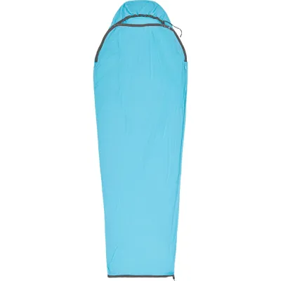 Вкладыш в спальник Sea to Summit Breeze Sleeping Bag Liner, Mummy w/ Drawcord - Compact, Blue Atoll (STS ASL031081-190202) - 1 - Robinzon.ua