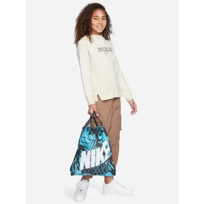 Рюкзак - мішок Nike Y NK DRAWSTRING — CAT AOP 1 чорний. Синій, білий Дит 43 х 36 см DV6144-015 - 3 - Robinzon.ua
