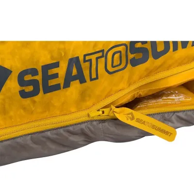 Спальний мішок Spark SpII (4/-2°C), 198 см - Left Zip, Dark Grey/Yellow від Sea to Summit (STS ASP2-L) - 6 - Robinzon.ua