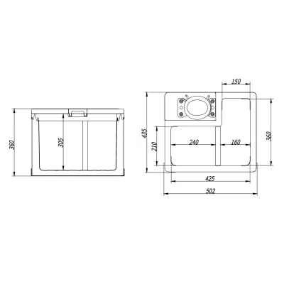 Компресорний автохолодильник Alpicool АRC35 (35 літрів). До -18℃. Живлення 12, 24 вольт - 7 - Robinzon.ua
