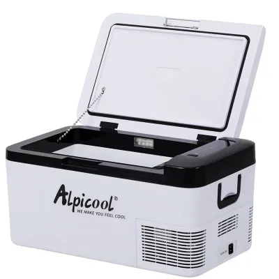 Компресорний автохолодильник Alpicool K18 (18 літрів) - Охолодження до -20℃. Живлення 12, 24, 220 вольт - 4 - Robinzon.ua