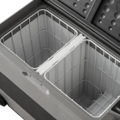 Компресорний автохолодильник Alpicool T50 (LG) (двокамерний, 50 літрів). Режим роботи до -20℃. Живлення 12, 24, 220 вольт - 1 - Robinzon.ua