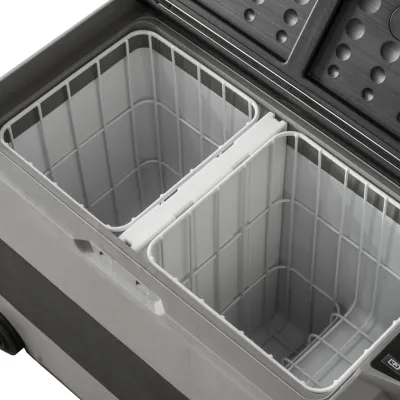 Компресорний автохолодильник Alpicool T60 (LG) (двокамерний, 60 літрів). Охолодження до -20℃. Живлення 12, 24, 220 вольт - 3 - Robinzon.ua