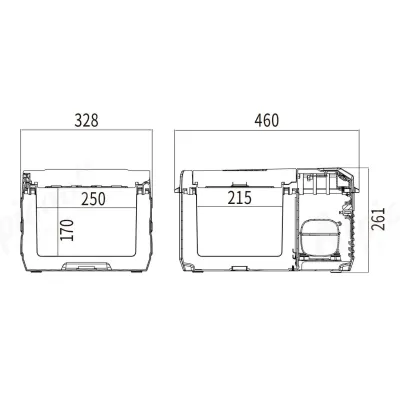 Компрессорный автохолодильник Alpicool NL9 (9 литров). До -20 ℃. Питание 12, 24, 220 вольт - 3 Компрессорный автохолодильник Alpicool NL9 (9 литров). До -20 ℃. Питание 12, 24, 220 вольт - 3 - Robinzon.ua