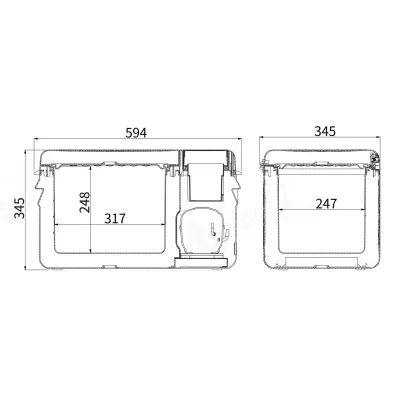 Компрессорный автохолодильник Alpicool RT20 (19 литров). До -20℃. Питание 12, 24, 220 Вольт - 1 Компрессорный автохолодильник Alpicool RT20 (19 литров). До -20℃. Питание 12, 24, 220 Вольт - 1 - Robinzon.ua