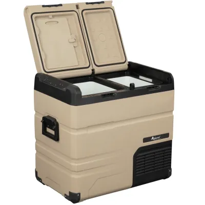 Компрессорный автохолодильник Alpicool TA55 (LG Compressor). Двухкамерный. До -20℃. Питание - 12, 24, 220 вольт, Li-Ion батарея - 4 - Robinzon.ua