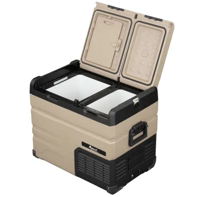 Компрессорный автохолодильник Alpicool TA45 (LG Compressor). Двухкамерный. До -20℃. Питание - 12, 24, 220 вольт - 1 Компрессорный автохолодильник Alpicool TA45 (LG Compressor). Двухкамерный. До -20℃. Питание - 12, 24, 220 вольт - 1 - Robinzon.ua