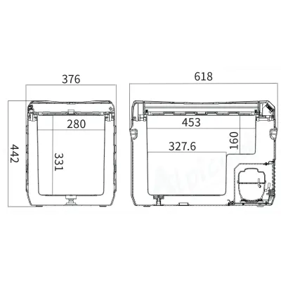 Компрессорный автохолодильник Alpicool NL40 (35 литров, LG Compressor). До -20℃, (12, 24, 220 вольт) - 5 Компрессорный автохолодильник Alpicool NL40 (35 литров, LG Compressor). До -20℃, (12, 24, 220 вольт) - 5 - Robinzon.ua