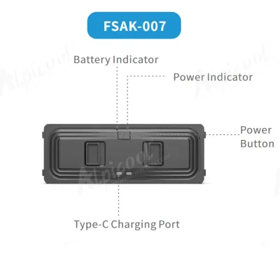 Літієвий акумулятор для автохолодильника Alpicool FSAK-007 (Black) - 340 Вт/год (30600 мАh/11.1 V) - 3 - Robinzon.ua