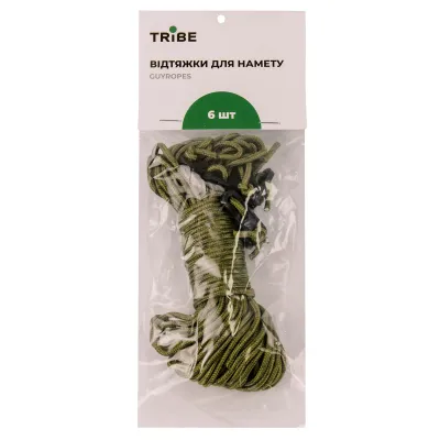 Комплект растяжек для палатки Tribe Guyropes T-AZ-0010-green. - 1 - Robinzon.ua