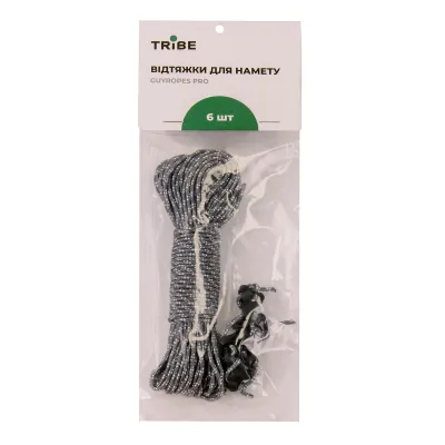 Комплект растяжек для палатки Tribe Guyropes Pro T-AZ-0011-grey. - 1 - Robinzon.ua