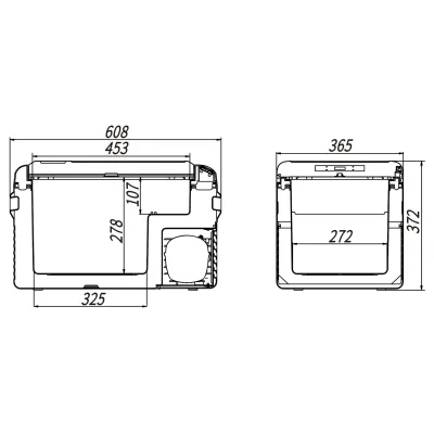 Компресорний автохолодильник Alpicool CL30 (30 літрів). Охолодження до -20℃. Живлення 12, 24, 220 вольт - 2 - Robinzon.ua