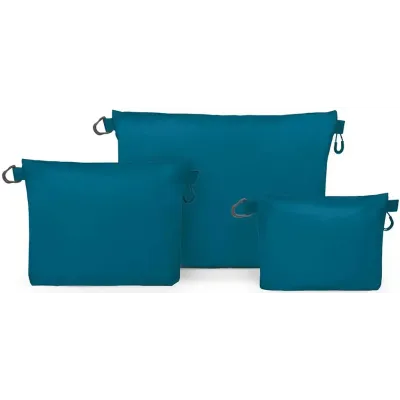 Сумка Osprey Ultralight Zipper Sack Set Набір Large Medium Small Waterfront Blue - 1 - Robinzon.ua