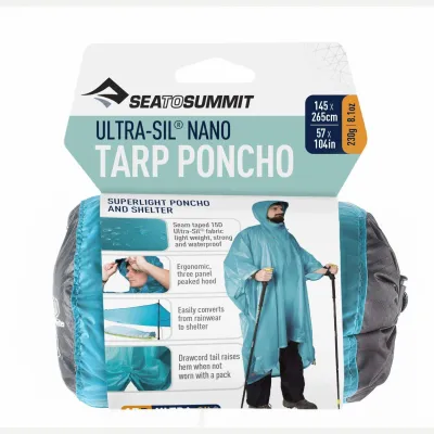 Дощовик-пончо Ultra-Sil 15D Tarp Poncho Blue, 265 х 145 см від Sea to Summit (STS APONCHO15DBL) - 6 - Robinzon.ua