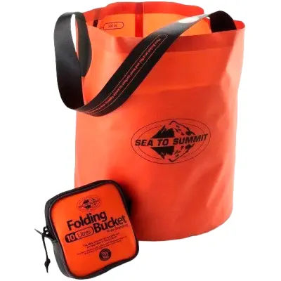 Ведро Folding Bucket Red, 20 л от Sea to Summit (STS AFB20) - 3 - Robinzon.ua