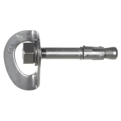 Ухо под болт стальное Singing Rock Hanger plate with bolt 12mm stainless steell (SR RK715XX12) - 1 Ухо под болт стальное Singing Rock Hanger plate with bolt 12mm stainless steell (SR RK715XX12) - 1 - Robinzon.ua