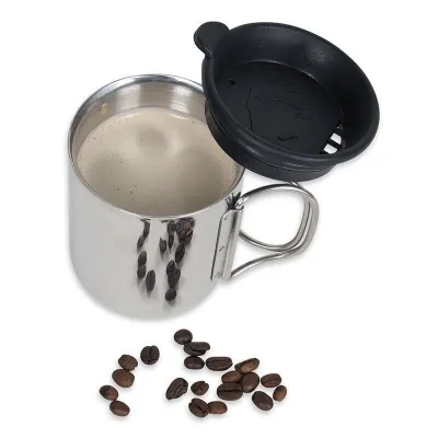 Термокружка с крышкой Tatonka Thermo 250, Silver/Black (TAT 4080.000) - 2 - Robinzon.ua