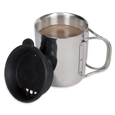 Термокружка с крышкой Tatonka Thermo 250, Silver/Black (TAT 4080.000) - 4 - Robinzon.ua