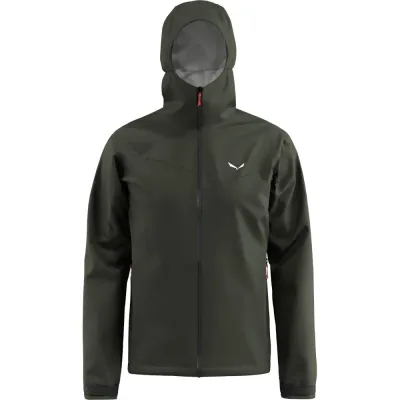 Мембранна чоловіча куртка для трекінгу Salewa Puez Aqua 4 2.5L PTX Jacket M, Green Dark Olive, 48/M (28615/5281 48/M) - 1 - Robinzon.ua