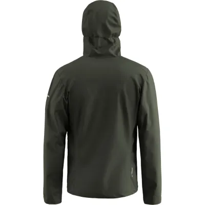 Мембранна чоловіча куртка для трекінгу Salewa Puez Aqua 4 2.5L PTX Jacket M, Green Dark Olive, 48/M (28615/5281 48/M) - 2 - Robinzon.ua