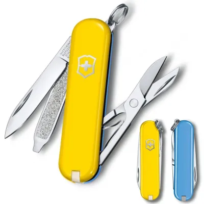 Складаний ніж Victorinox CLASSIC SD UKRAINE 06223.8G.28 - 1 - Robinzon.ua