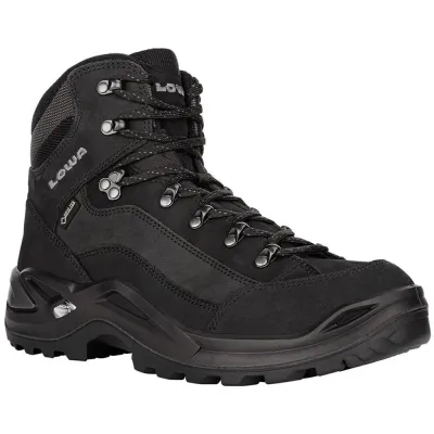 Ботинки мужские LOWA Renegade GTX MID 41.5 - черный с мембраной Gore-Tex®, треккинговые - 310945-0998-41.5 - 2 - Robinzon.ua