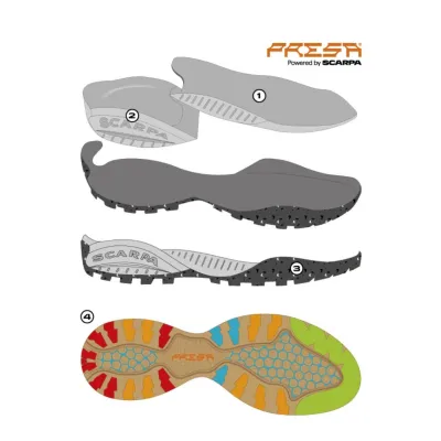 Кроссовки унисекс Scarpa Mojito Planet 48 - оливковый, Ultralight, для альпинизма - 32616-350-1-48 - 8 - Robinzon.ua