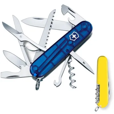 Складаний ніж Victorinox HUNTSMAN UKRAINE 13713.T2.8 - 4 - Robinzon.ua