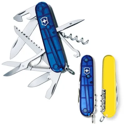 Складаний ніж Victorinox HUNTSMAN UKRAINE 13713.T2.8 - 6 - Robinzon.ua