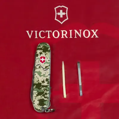 Складаний ніж Victorinox CLIMBER ARMY Vx13703.3_W3941p - 5 Складаний ніж Victorinox CLIMBER ARMY Vx13703.3_W3941p - 5 - Robinzon.ua