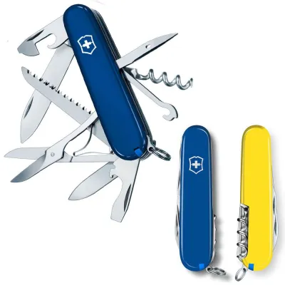 Складаний ніж Victorinox HUNTSMAN UKRAINE 13713.2.8 - 1 - Robinzon.ua