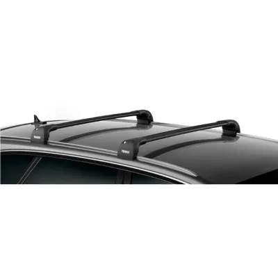 Багажник в штатные места Thule Wingbar Edge Black для Tesla Model S (mkI)(со стеклянной крышей) 2015→ (TH 9596B-3153) - 1 - Robinzon.ua