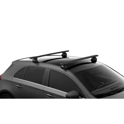 Багажник в штатные места Thule Wingbar Evo Black для Ford Focus (mkII)(универсал) 2004-2008 (TH 7112B-7107-7018) - 1 - Robinzon.ua