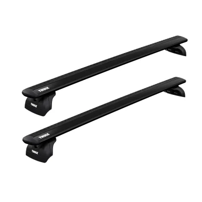 Багажник в штатные места у рейлінгах Thule Wingbar Evo Rapid Black для Hyundai Santa Fe (mkII) 2006-2012; Daihatsu Terios (mkI) 1997-2005 (TH 7111B-753-3024) - 2 - Robinzon.ua