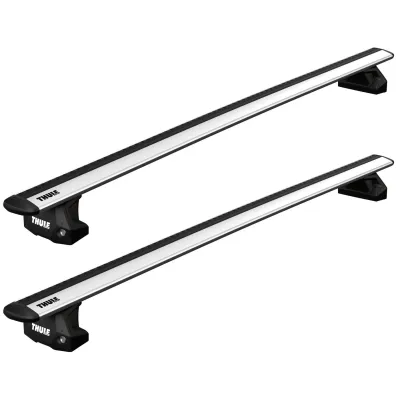 Багажник в штатные места у рейлінгах Thule Wingbar Evo для Jeep Compass (mkII) 2016→ (TH 7112-7106-6082) - 2 - Robinzon.ua