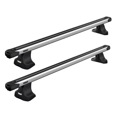 Багажник на гладкую крышу Thule Slidebar для Chevrolet Silverado (mkIV); GMC Sierra (mkV)(crew &amp; double cab) 2019→ (TH 893-7105-5071) - 1 - Robinzon.ua