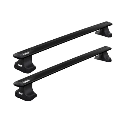 Багажник на гладкую крышу Thule Wingbar Evo Rapid Black для Chevrolet Silverado (mkIV); GMC Sierra (mkV)(crew &amp; double cab) 2019→ (TH 7115B-7105-5071) - 1 - Robinzon.ua