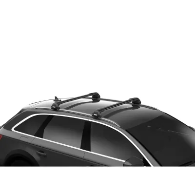 Багажник на интегрированные рейлинги Thule Edge Wingbar Black для Jaguar E-Pace (mkI) 2017→ (TH 7214B-7214B-7206-6060) - 1 - Robinzon.ua