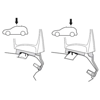 Монтажный комплект Thule 1011 для Volvo S70 (mkI) 1997-2000 / 850 (mkI)(седан) 1991-1996 (TH 141011) - 1 - Robinzon.ua